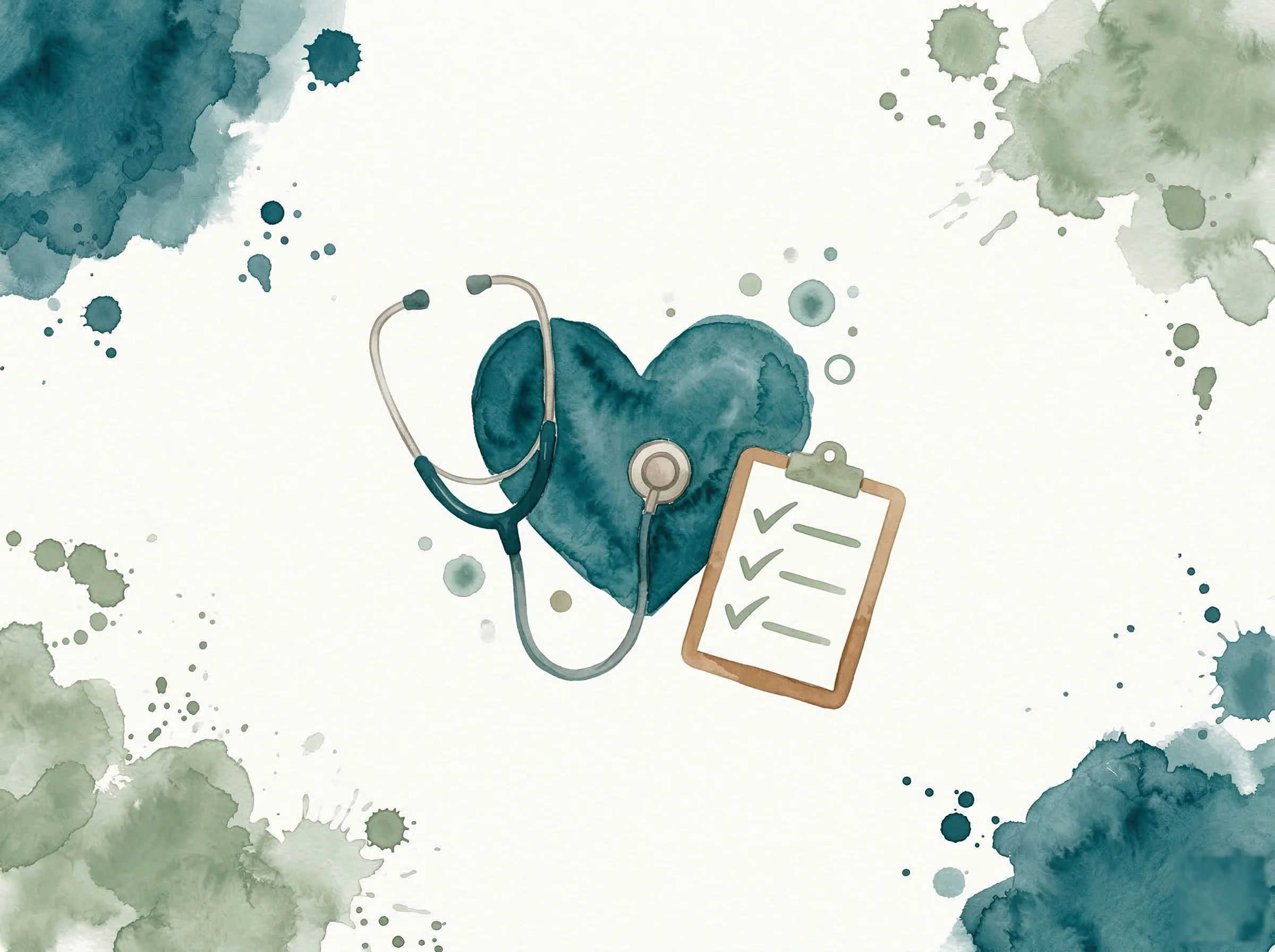 Aquarell-Illustration Vorsorge